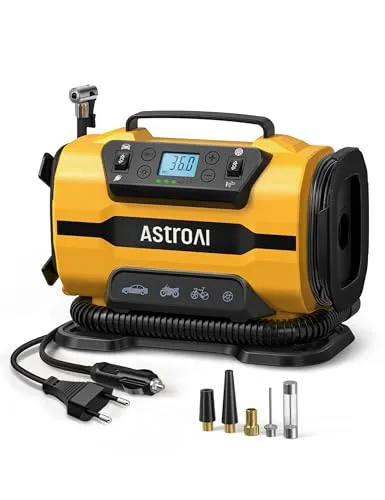 AstroAI Kompressor Auto 12V DC/230V AC