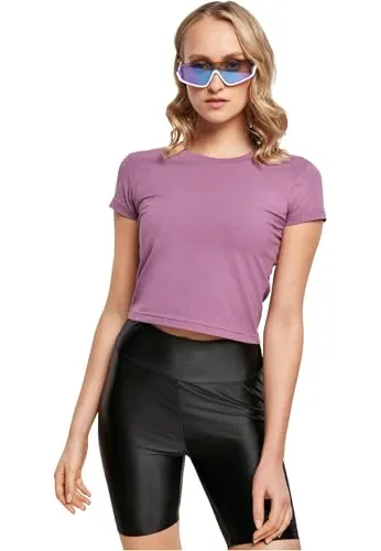 Urban Classics Ladies Stretch Jersey Cropped Tee duskviolet XXL