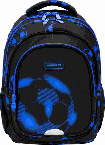 Neo Blue Football Head Astra Schulrucksack