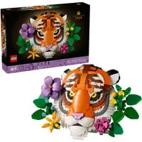 LEGO® Art Fauna Collection - Tiger - Lego Bauset zur kreativen Gestaltung, ideal für Tierliebhaber und Kunstbegeisterte. Gestalte deinen eigenen Tiger in bunten Farben!