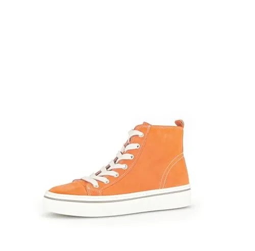 Gabor Damen High-Top Sneaker, Frauen Halbschuhe,straßenschuhe,Strassenschuhe,Sportschuhe,Freizeitschuhe,Clementine (Panna),37 EU / 4 UK