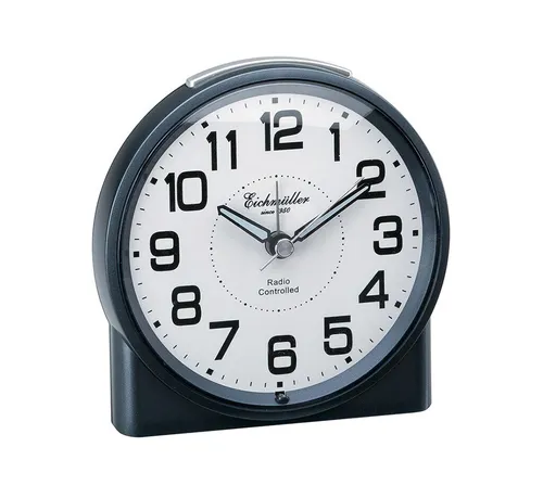 Reisewecker | Funkwecker mit Alarmfunktion und Beleuchtung grau