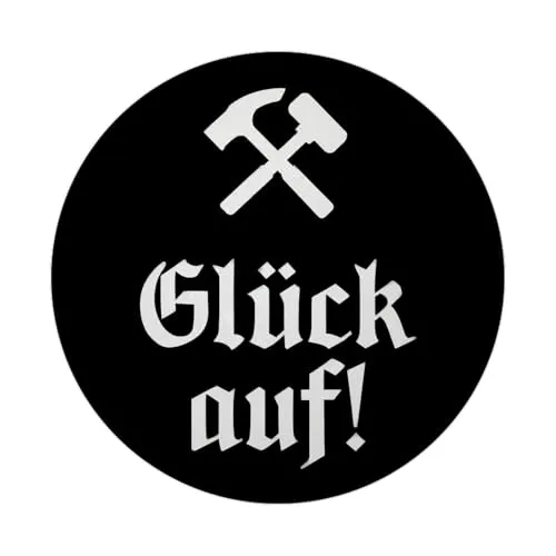 Bergmannsgruß Glück auf Magnet mit Flaschenöffner kulturelle Deko für Kühlschrank-Liebhaber, perfekt für Bergbau-Enthusiasten