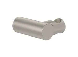 Villeroy & Boch Universal Showers Handbrausehalter rund - Sanitärinstallation, elegantes Design in brushed nickel matt für ein modernes Badezimmer und optimalen Halt der Handbrause.