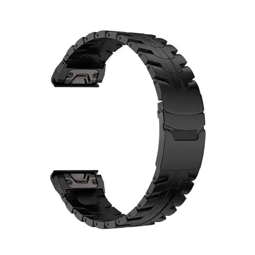 Schnell zerlegbares 22/26 mm Titan-Metall- oder Edelstahlband, passend für Garmin Fenix 8, 51 mm, 7X, 6X, Pro Enduro 3, 5, 5X Plus Tactix 7, Titanium band, Azetat, Kein Edelstein