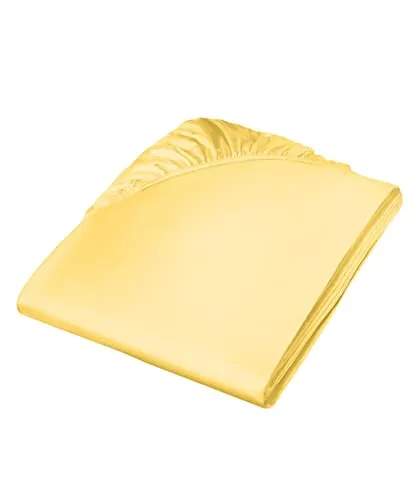 fleuresse Spannbettlaken Colours – Mako Satin für Matratzen bis 23 cm - Hochwertiges Spannbettlaken aus 100% mercerisierter Baumwolle mit Rundumgummi, pflegeleicht und STANDARD 100 by OEKO-TEX® zertifiziert. Erhältlich in verschiedenen Farben für harmonische Kombinationen.