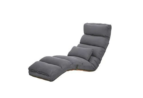 HTI-Living Relaxsessel Maribel Velvet Grau - Elegante Relaxliege in Grau, belastbar bis 150 kg, perfekt für entspannte Stunden zu Hause.