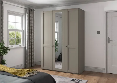 WIEMANN Marlow Kleiderschrank 150 cm in grau von WIEMANN