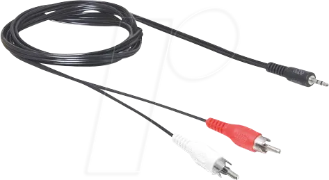 DELOCK 84000 - Audio Kabel 3,5 mm Klinkenstecker > 2 x Cinch Stecker 1,5 m