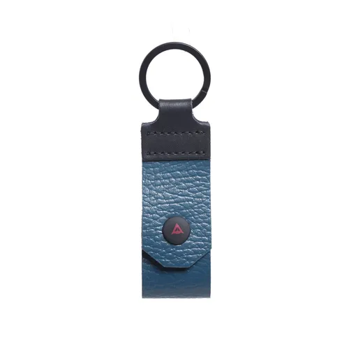Dainese Pin Leather Keyring - Stilvoller Leder Schlüsselanhänger - Hochwertiger Schlüsselanhänger aus Leder in Petrol Blau, ideal für Männer und Frauen, vereint Funktionalität mit elegantem Design.