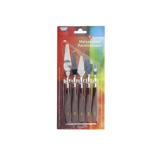 Malspachtel Set 5 verschiedene Spachtel 5