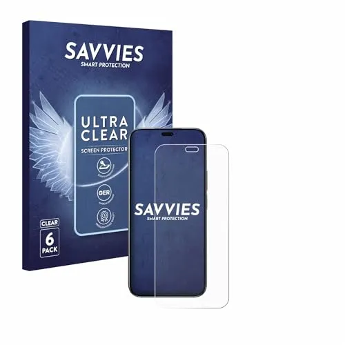 Savvies 6 Stück Schutzfolie für Honor 200 Lite Displayschutz-Folie Ultra-Transparent