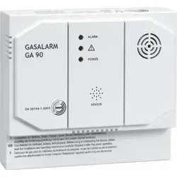 Indexa Gasmelder 230V - Alarm mit Relais für Methan, Propan und Butan - Gasmelder zur Früherkennung von gefährlichen Gasen, ideal für den sicheren Einsatz in Wohnräumen und Gewerbe.