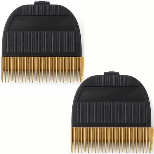 Ersatz Schneidekopf Kompatibel mit ER-GP80, ER1611, ER1512, ER1511, ER1510 Haarschneider – Präzise Ersatzklingen aus Keramik & Edelstahl, 2 Stück