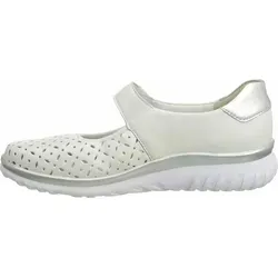 Semler Komfort Slipper Damen 31313135333739 - Bequeme Halbschuhe in Weiß, Größe 40 - Halbschuhe für Damen mit hochwertiger Lederinnenausstattung und herausnehmbarem Wechselfußbett für individuellen Komfort. Ideal für Alltag und Freizeit.