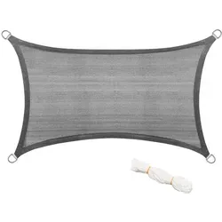 Sonnensegel UV Schutz Grau in grau von WOLTU