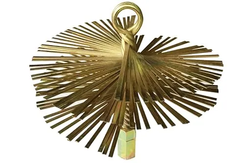 Flachdraht Kaminbürste Rohrbürste Ofenrohrbürste Ø 100 mm - M12 Gewinde