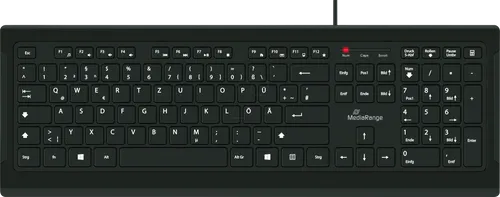 MR OS101 - Tastatur, USB, schwarz, flach