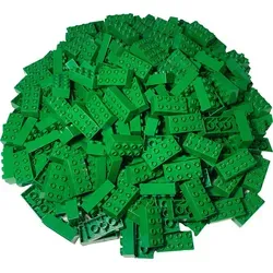 LEGO® DUPLO® 2x4 Bausteine Grün - 40 Stück für kreative Bauabenteuer - Lego Kategorie: 40 grüne DUPLO® Bausteine ideal zur Förderung der Feinmotorik und für spannende Bauprojekte.