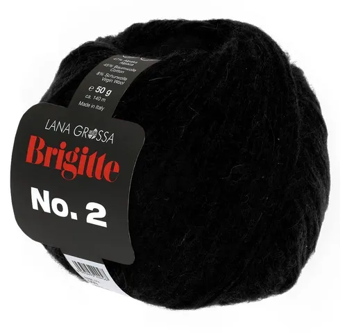 Produktbild LANA GROSSA BRIGITTE NO. 2 Häkelwolle, 140 m (hochwertige Mischung aus Schurwolle, Baumwolle und Alpaka), 50 g