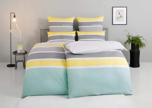 TOM TAILOR HOME Bettwäsche Felix 135x200/155x220 cm in gelb von TOM TAILOR HOME