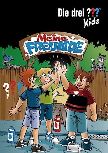 Die drei ??? Kids, Meine Freunde: Freundebuch - Alben für Kinder, fördert Kreativität und Freundschaften mit spannenden Fragen und Platz für Erinnerungen.