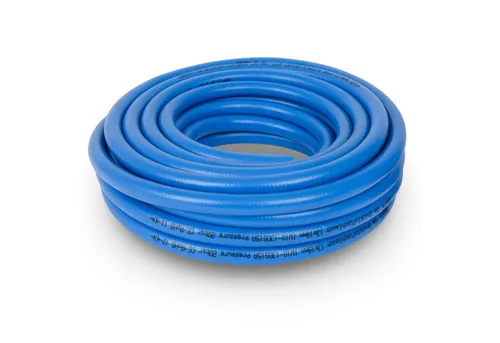 EBERTH Druckluftschlauch 15m - Flexibel und langlebig - Druckluftgeräte: Robuster 15m Schlauch mit 20 bar Arbeitsdruck, ideal für Kompressoren und Druckluftwerkzeuge, ohne Kupplung - für jede Werkstatt geeignet.