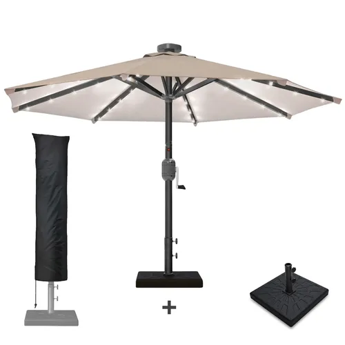 Sonnenschirm SunMarino Ø 300 cm mit LED