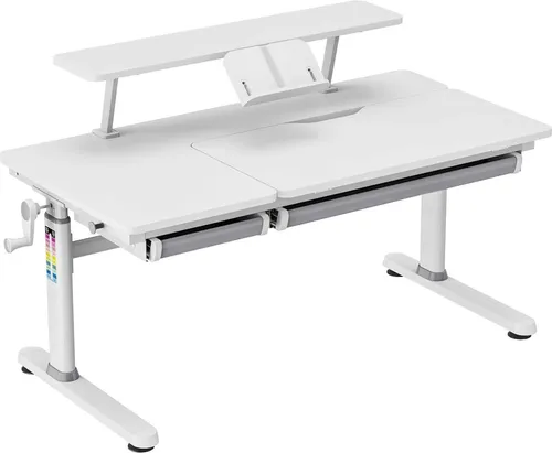 HOKO Kinderschreibtisch mit höhenverstellbarem Aufsatz - Kinderschreibtisch mit verstellbarer Tischplatte und Buchstütze, ideal für ergonomisches Lernen und Wachsen mit Ihrem Kind.