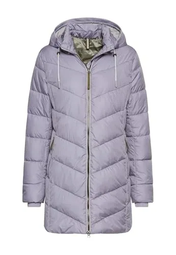 camel active Outdoorjacke in misty lilac - Funktionsjacke aus 100% Polyester, ideal für Outdoor-Aktivitäten und Pflegeleicht bei 30°C. Perfekt für modebewusste Abenteurer!