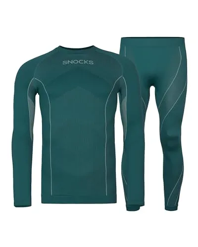 SNOCKS Thermounterhemd in grün von Snocks