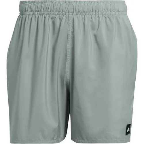 adidas Herren Solid CLX Swim Shorts XL - Badeshorts aus 100% recyceltem Polyester mit elastischem Bund und Kordelzug, ideal für Schwimmer und Strandbesuche.