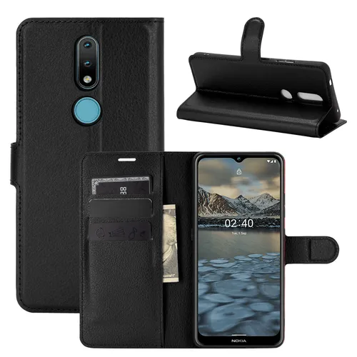 Nokia 2.4 Hülle Handy Tasche Flip Cover Case Schutz Schale Wallet Buchhülle Etui