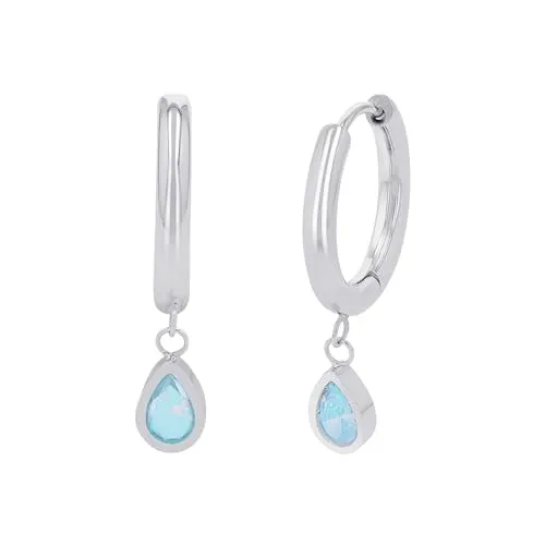 Amor Creolen Edelstahl Damen Ohrschmuck mit Zirkonia, Gold, 2,7 cm - Ohrringe für Damen, aus hochwertigem Edelstahl mit funkelnden Zirkonia, ideal als Geschenk in Schmuck Geschenk Box - stilvoll und elegant für jeden Anlass.