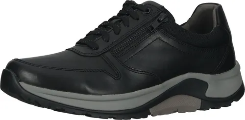 Pius Gabor Herren Sneaker Low - Bequeme Schnürschuhe für den Alltag - Herren-Sneaker mit Wechselfußbett, aus hochwertigem Glattleder und atmungsaktivem Mesh, ideal für Freizeit und Alltag.