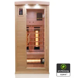 Dewello® Infrarotkabine PIERSON 90cm x 90cm von Dewello