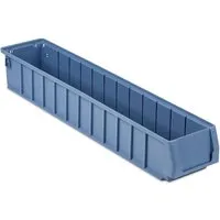 Regalkasten 600 SN mit Etikett & Schutzhaube - Aufbewahrungsbehälter ohne Deckel, stabiler und bruchsicherer Kunststoff, ideal für Lagerung & Aufbewahrung in Industrie und Gewerbe.