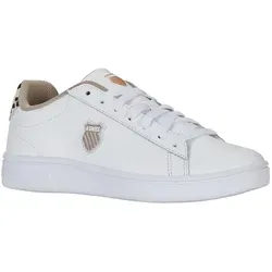 K-SWISS Court Shield II Damen Sneaker 39 EU - Sneaker in zeitlosem Design mit klassischem 5-Streifen Look, kombiniert Stil und hohen Komfort für Alltag und Freizeit.