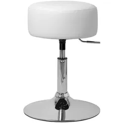 Ml-Design Sitzhocker, Weiß, Metall, 33x65x33 cm, Esszimmer, Barmöbel, Barhocker