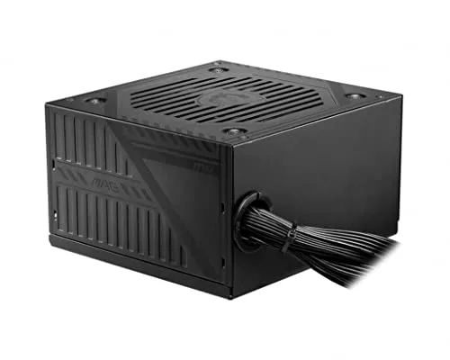 Produktbild MSI MAG A600DN ATX PC-Netzteil (600 Watt, Nicht-modular, 80 Plus, schwarz)