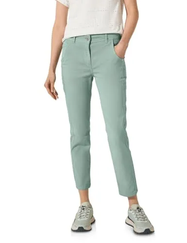 Cecil Damen B379073 Hose, Matcha Green, 34W/28L in grün von CECIL
