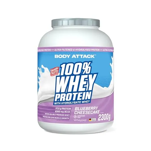 Body Attack 100% Whey Protein Blueberry Cheesecake von Body Attack