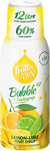 FruttaMax Sirup Zitrone Limette 500ml 60 Prozent Saft kalorienreduziert