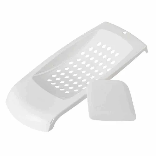 GSD Spätzlesieb Kunststoff 31 x 13 x 3 cm im Set mit Teigschaber