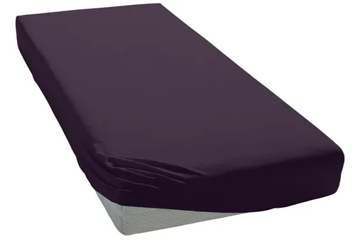 OTTO home Spannbettlaken BLACKBERRY in BASIC und PREMIUM Qualität, 100% Baumwolle, Jersey (110 g/m), Gummizug: rundum, (1 Stück), für hohe Matratzen bis 28 cm, Bettlaken, Spannbetttuch, pflegeleicht