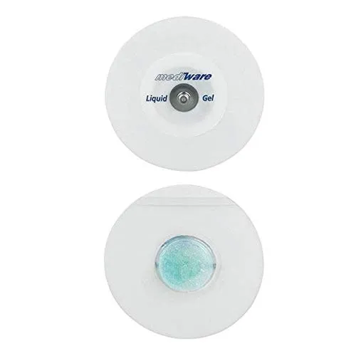 Mediware H5 0305 Schaumstoff-Elektrode, Liquid Gel, Spenderkarton: 10 Beutel, 55 mm Durchmesser (30-er Pack)