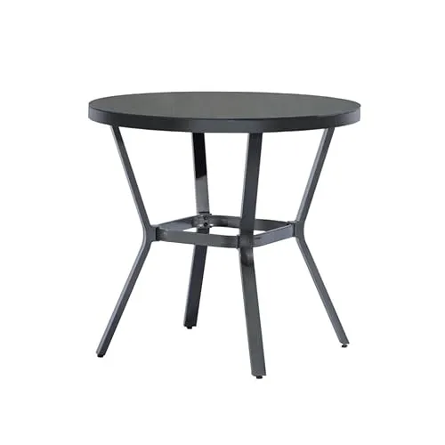 Primaster Gartentisch Aluminium Loreto Ø 80 cm anthrazit
