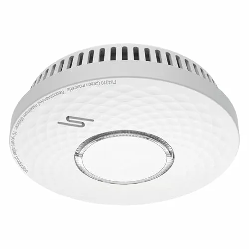 ELRO FV4310 Kombi-Melder - Rauch- und Kohlenmonoxidmelder mit 10 Jahren Batterielaufzeit, zuverlässiger Schutz durch optischen Sensor und elektrochemischen Sensor, ideal für sicheres Wohnen.