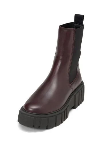 Chelseaboots MARC O'POLO mit leichter Plateausohle, Damen Gr. 42 - Wanderschuhe mit hohem Schaft und breiten Stretch-Einsätzen für optimalen Komfort. Atmungsaktive Mikrofaser mit Memory Foam und exklusive Bulky-Sohle für ein angenehmes Tragegefühl.