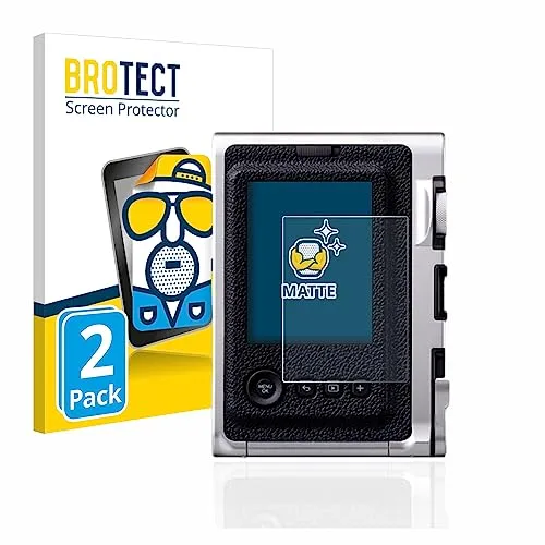 BROTECT Entspiegelungs-Schutzfolie für Fujifilm Instax Mini Evo (2 Stück) Matte Displayschutz-Folie, Anti-Reflex, Anti-Fingerprint